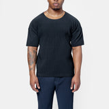 Basics Pleated T-Shirt Black HP57-JK520-15