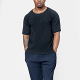 Basics Pleated T-Shirt Black HP57-JK520-15