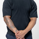 Basics Pleated T-Shirt Black HP57-JK520-15