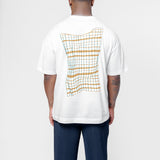 Windswept Plaid T-Shirt White HP56-JK230-01