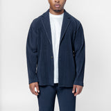 Basics Pleated Blazer Navy HP57-JD501-75