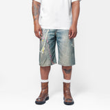 Denim Shorts-Loose Fit Mid Blue FN-MN-SHOR000264