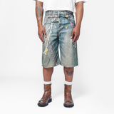 Denim Shorts-Loose Fit Mid Blue FN-MN-SHOR000264