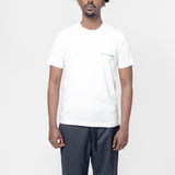 Short Sleeve Chest Print Logo Tee White FO-T026-S25
