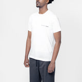 Short Sleeve Chest Print Logo Tee White FO-T026-S25