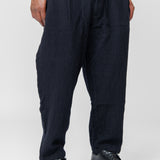 Milled Cropped Wool Pant