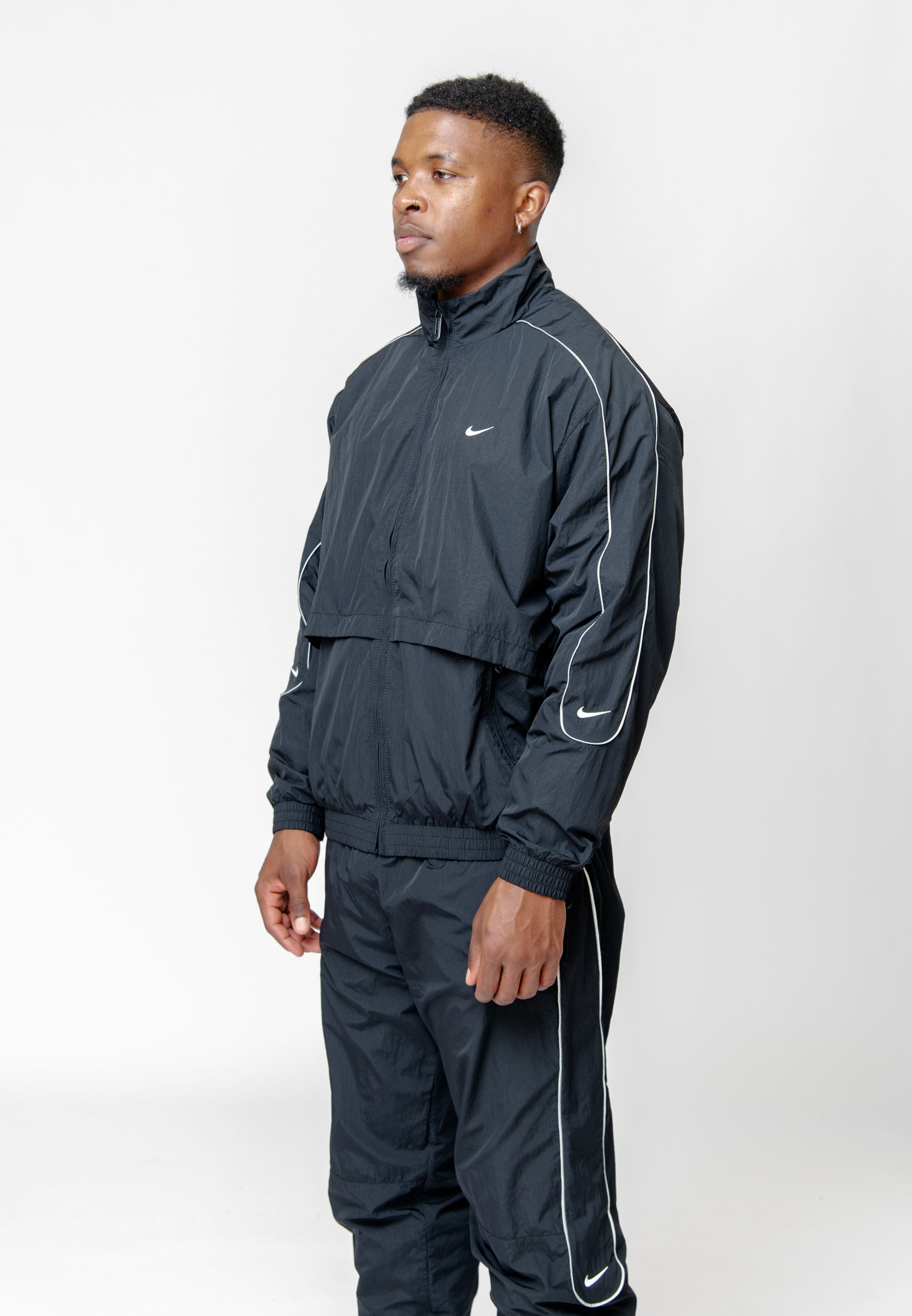 Nike archive cropped track jacket best sale