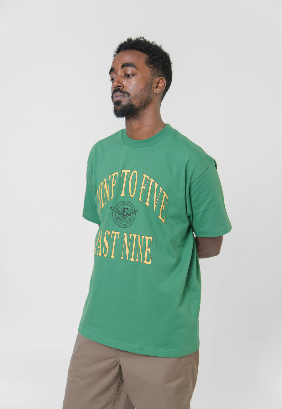 Nine To Five Past Nine Tee Aspen Green