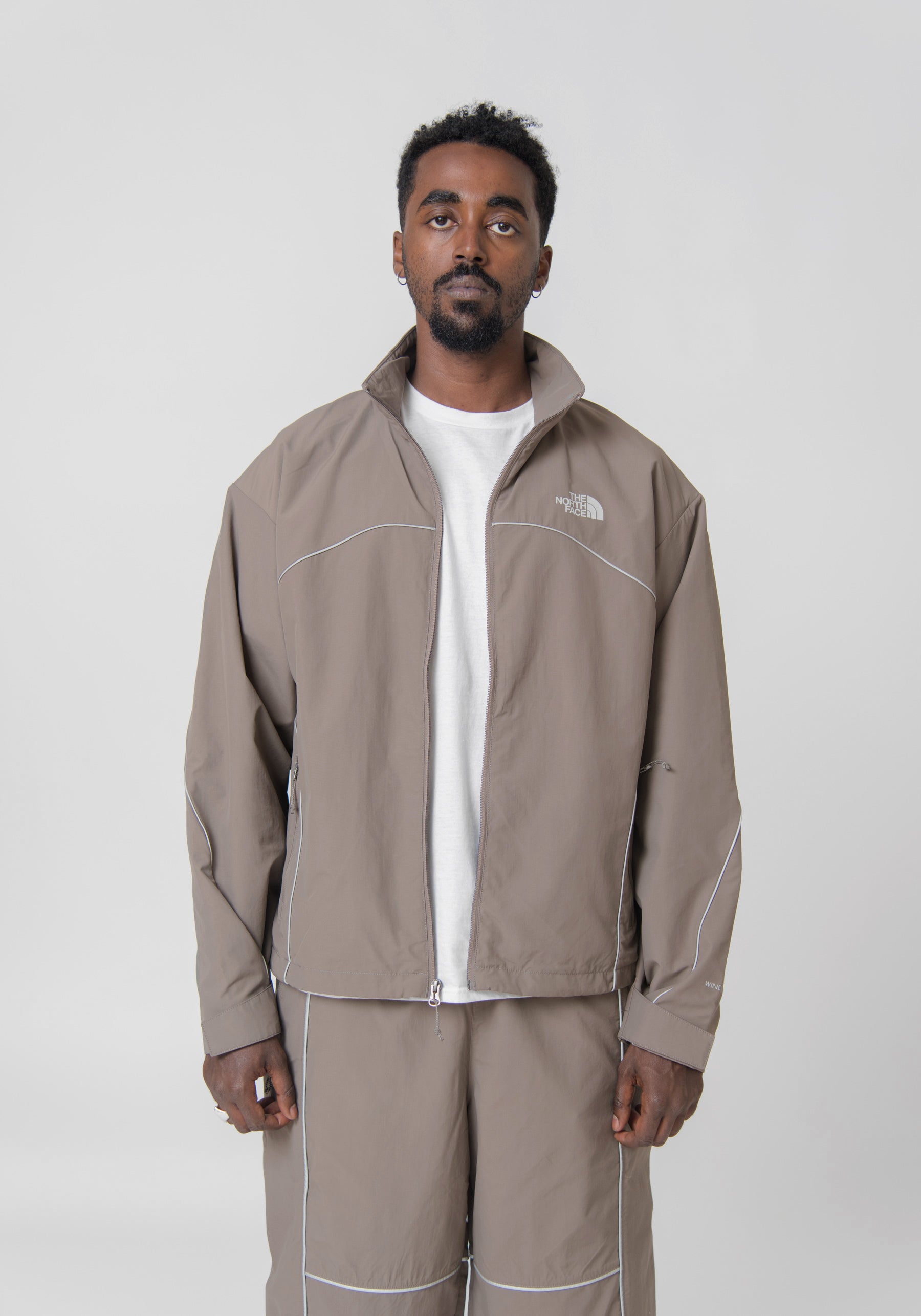 The North Face Tek Piping Zip-Up Windbreaker Jacket