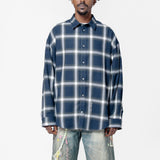 Button-Up Shirt Navy Multi FN-MN-SHIR000868