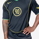 Nike Total 90 Soccer Jersey BLACK/GREEN SPARK/OPTI YELLOW IB4208-010