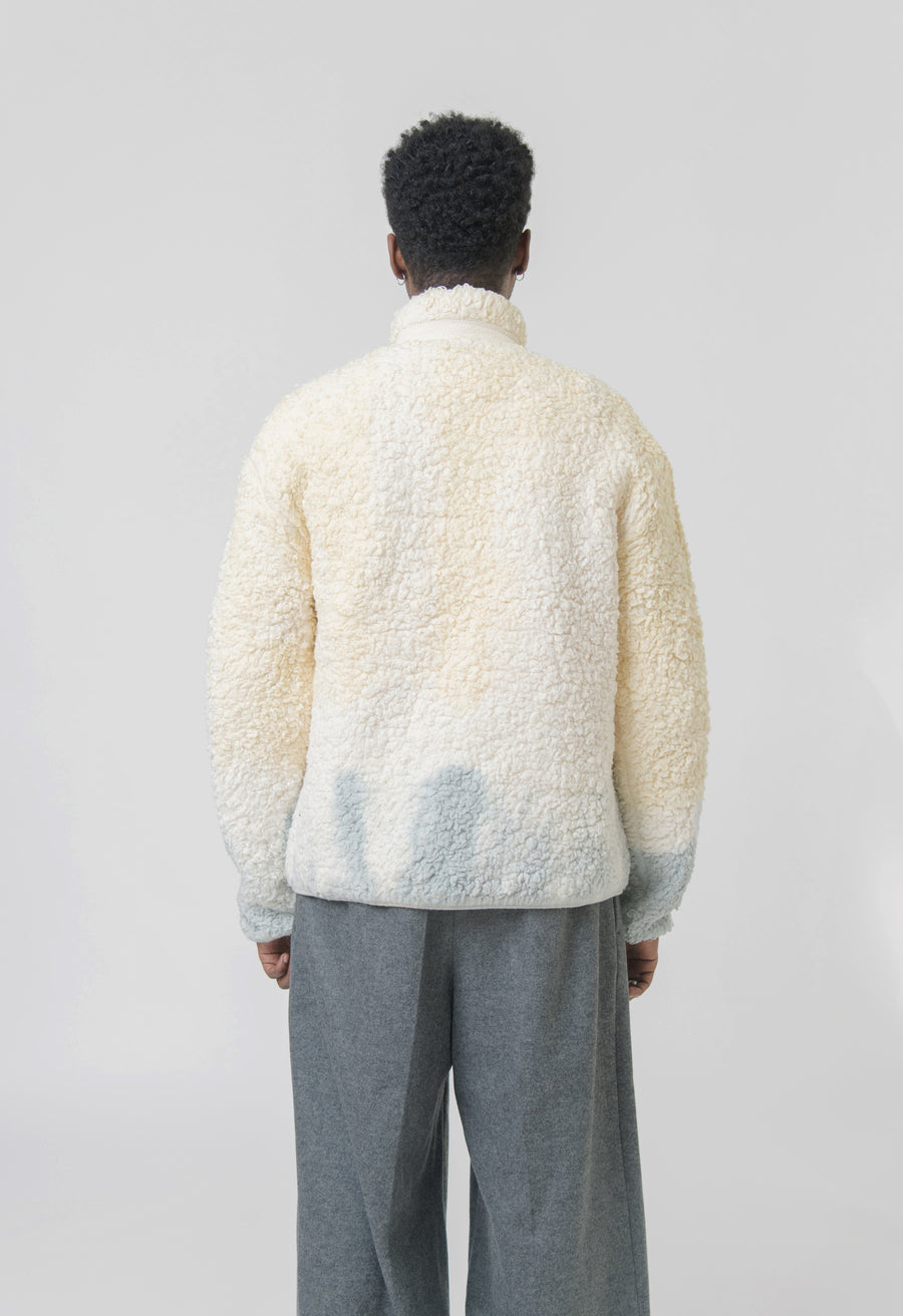 Tie Dye Zip Sweater Haze J47GU0011
