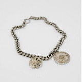 Heirloom Coin Necklace Antique Silver JEWE000205