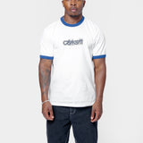 Short Sleeve Connection Script Ringer T-Shirt White/Wolfsbane I035429