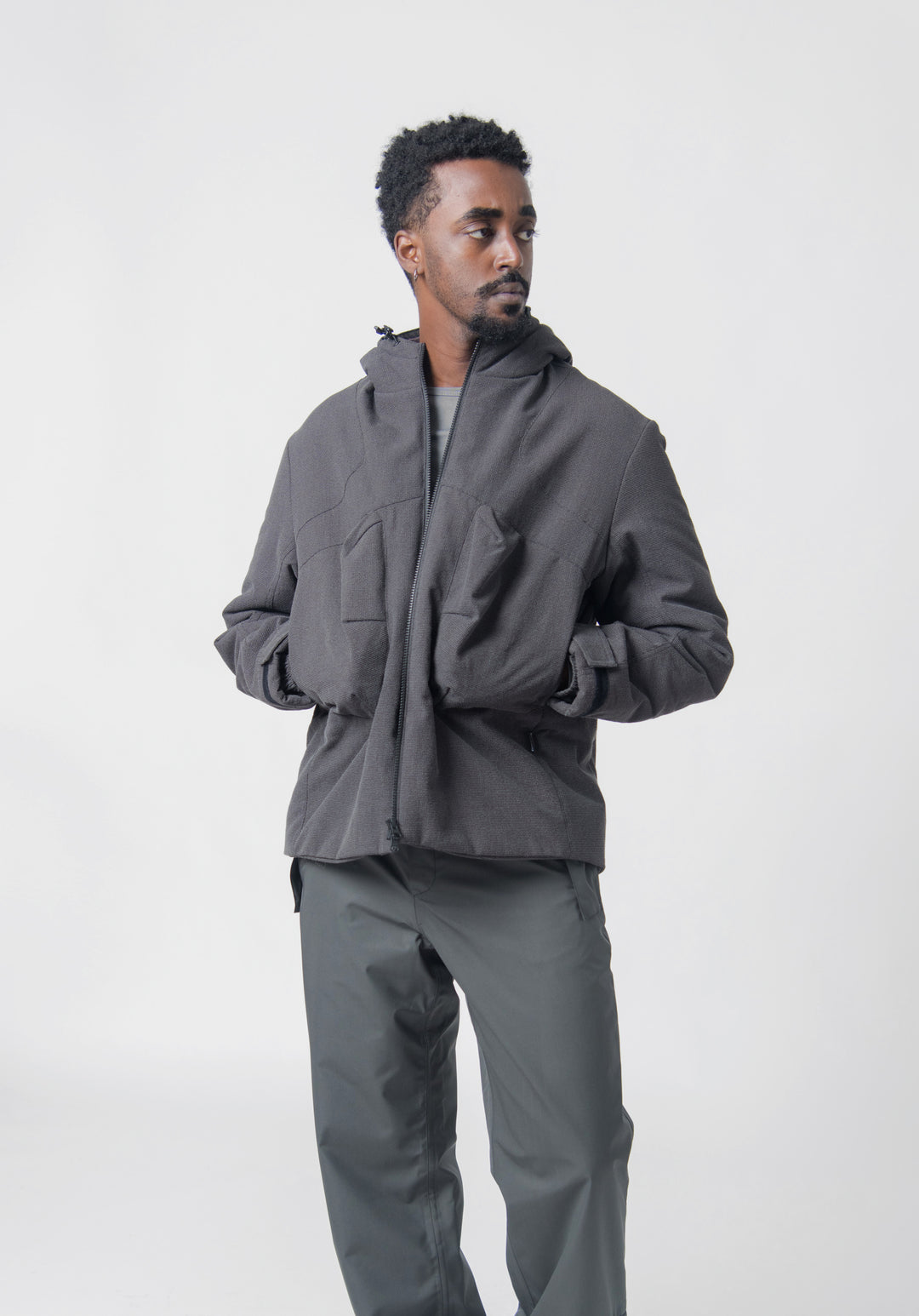 Rescue Padded Jacket Asphalt Black – NOMAD