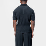 Basics Pleated Polo Black HP58-JM530-15