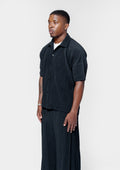 MC July Pleated Shirt Black HP58-JJ072-15
