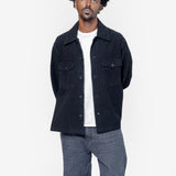 Evening Coach Jacket Black Brushed Cotton M4201EBBC