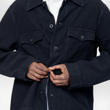 Evening Coach Jacket Black Brushed Cotton M4201EBBC