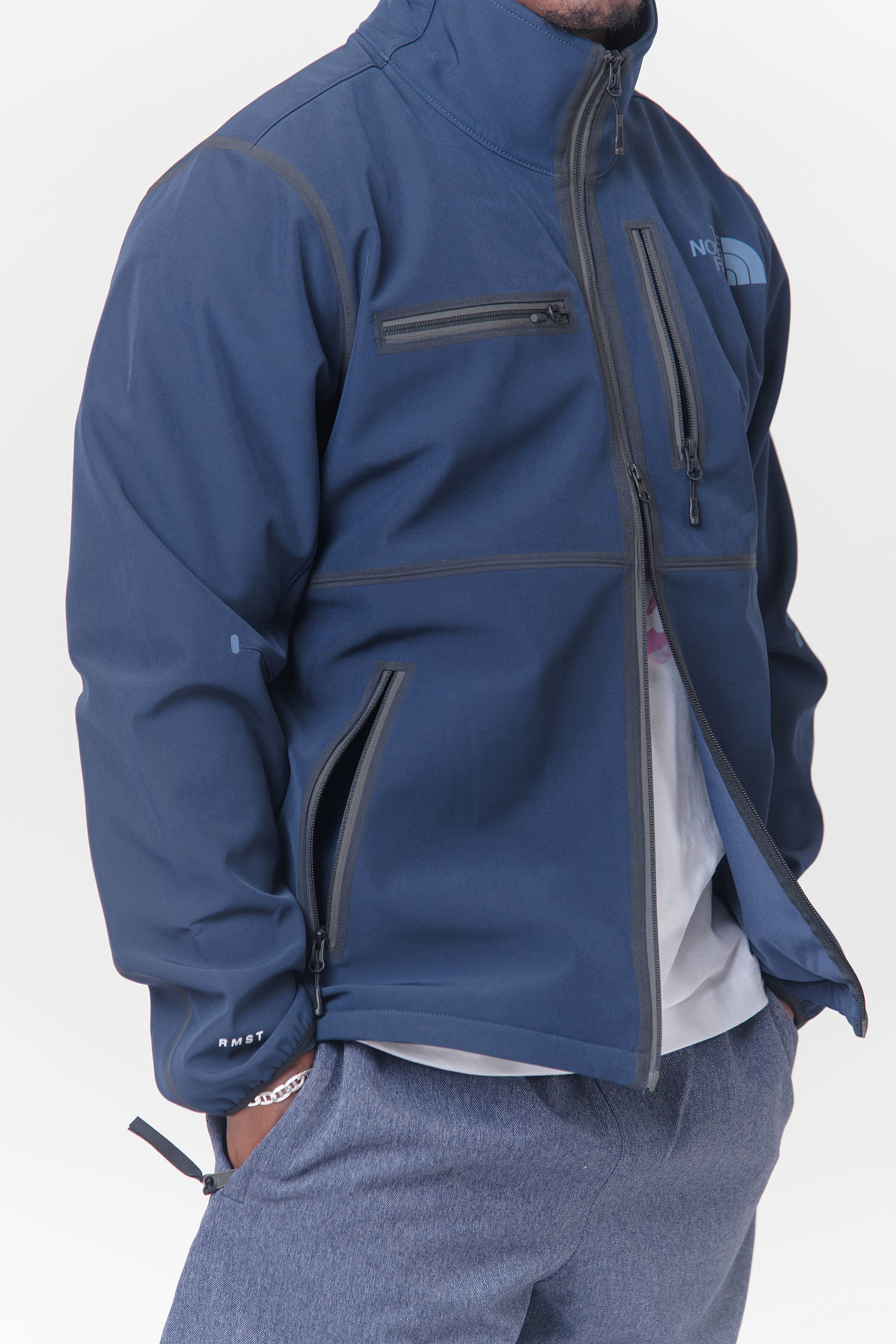 RMST Denali Jacket Summit Navy Silver NF0A7UQ8O6Q NOMAD