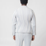 Tweed Pleats Jacket Ivory FD320-41