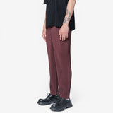 Colour Pleats Pant Edge Brown HP58-JF188-48