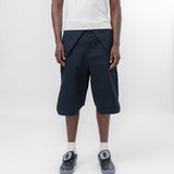 Overlay Cargo Short Navy