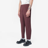 Colour Pleats Pant Edge Brown HP58-JF188-48