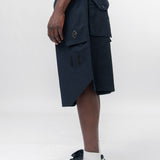 Overlay Cargo Short Navy