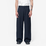 Pinstripe Trousers Navy FN-MN-TROU001080