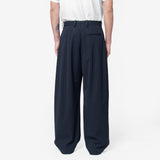 Pinstripe Trousers Navy FN-MN-TROU001080