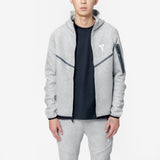 Nike KOBE Tech Fleece Full-Zip Windrunner Jacket DK GREY HEATHER/WHITE IB2713-063