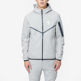Nike KOBE Tech Fleece Full-Zip Windrunner Jacket DK GREY HEATHER/WHITE IB2713-063