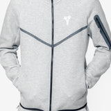 Nike KOBE Tech Fleece Full-Zip Windrunner Jacket DK GREY HEATHER/WHITE IB2713-063
