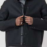 J70-BU Burel Wool Jacket Black