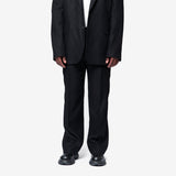 Borrowed Chino Coal Black Link Stripe Weave M4254BC