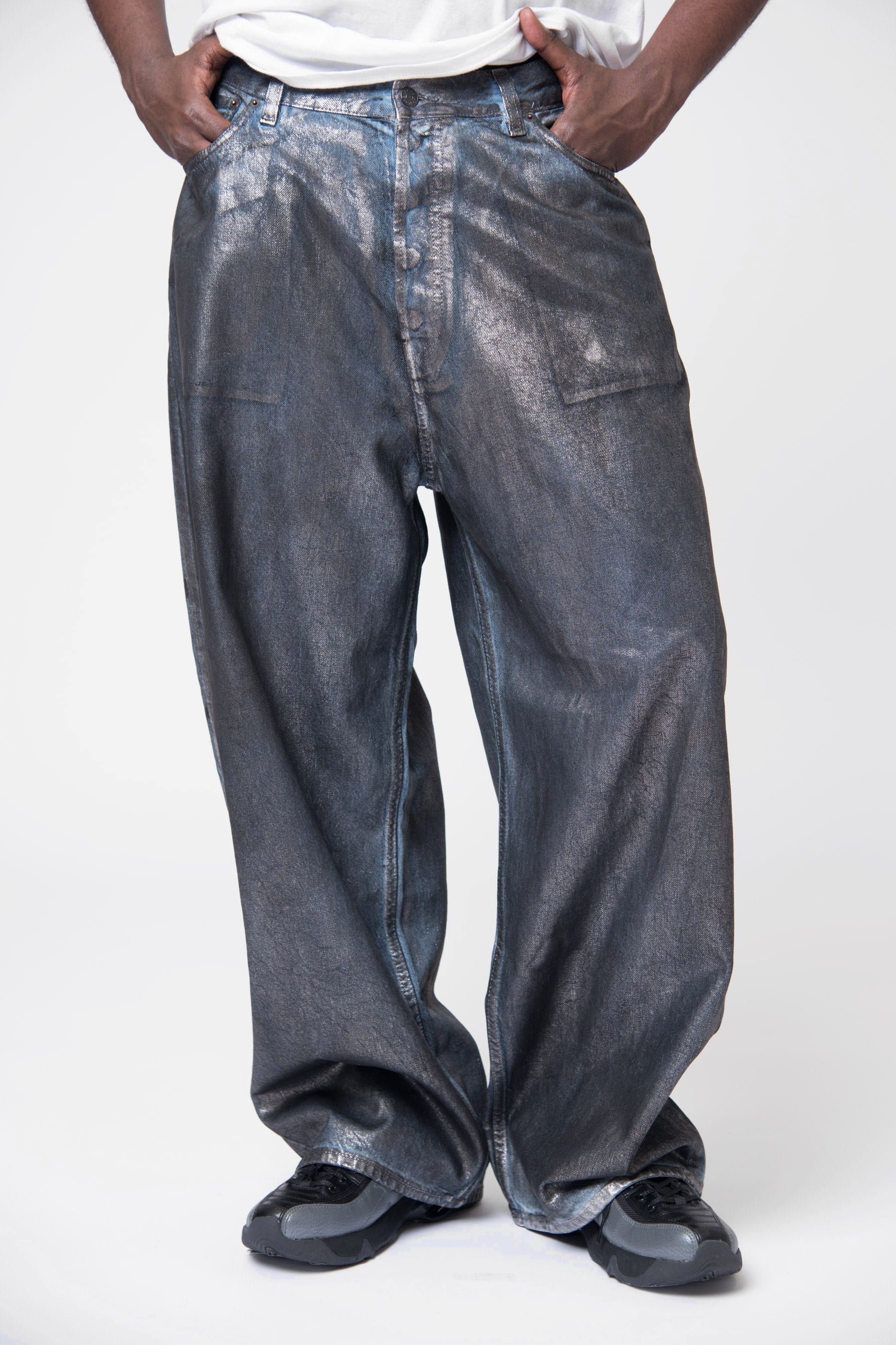 Acne Studios Loose Fit Denim Silver/Blue FN-MN-TROU000962 – NOMAD