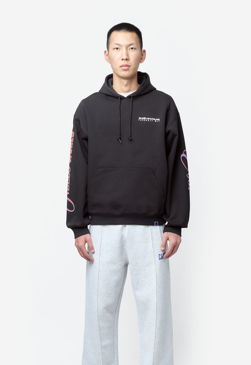 Men's Audio Archives WIP Hooded Sweatshirt Black I036683