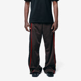 Wide Leg Trackpant Brown/Black 167JT12722