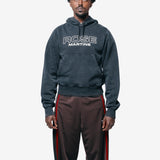 Shrunken Hoodie Black Washed 625JS01002CW