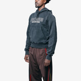 Shrunken Hoodie Black Washed 625JS01002CW