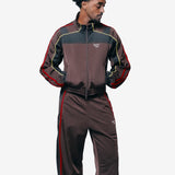 Shrunken Track Jacket Brown 137JT12722