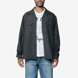 Keesey Shirt Stripes L/S Black 012520501105