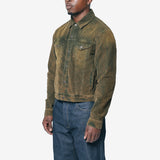 Corduroy Jacket Olive Green FN-UX-OUTW000078