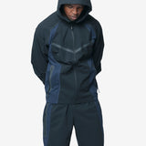 Men's Dr-iFit Woven Colour-Block Windrunner Oversized Jacket Black/Navy IH8461-010