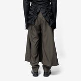 Multi Pocket Wrap Trouser Brown PP-P039-051-1
