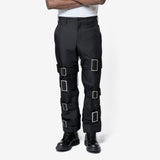Buckled Pants Black PP-P012-051-1