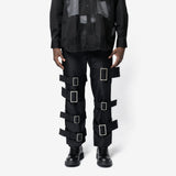 Buckled Pants Black PP-P012-051-1