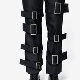 Buckled Pants Black PP-P012-051-1