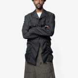Ruched Military Blazer Black PP-J044-051-1